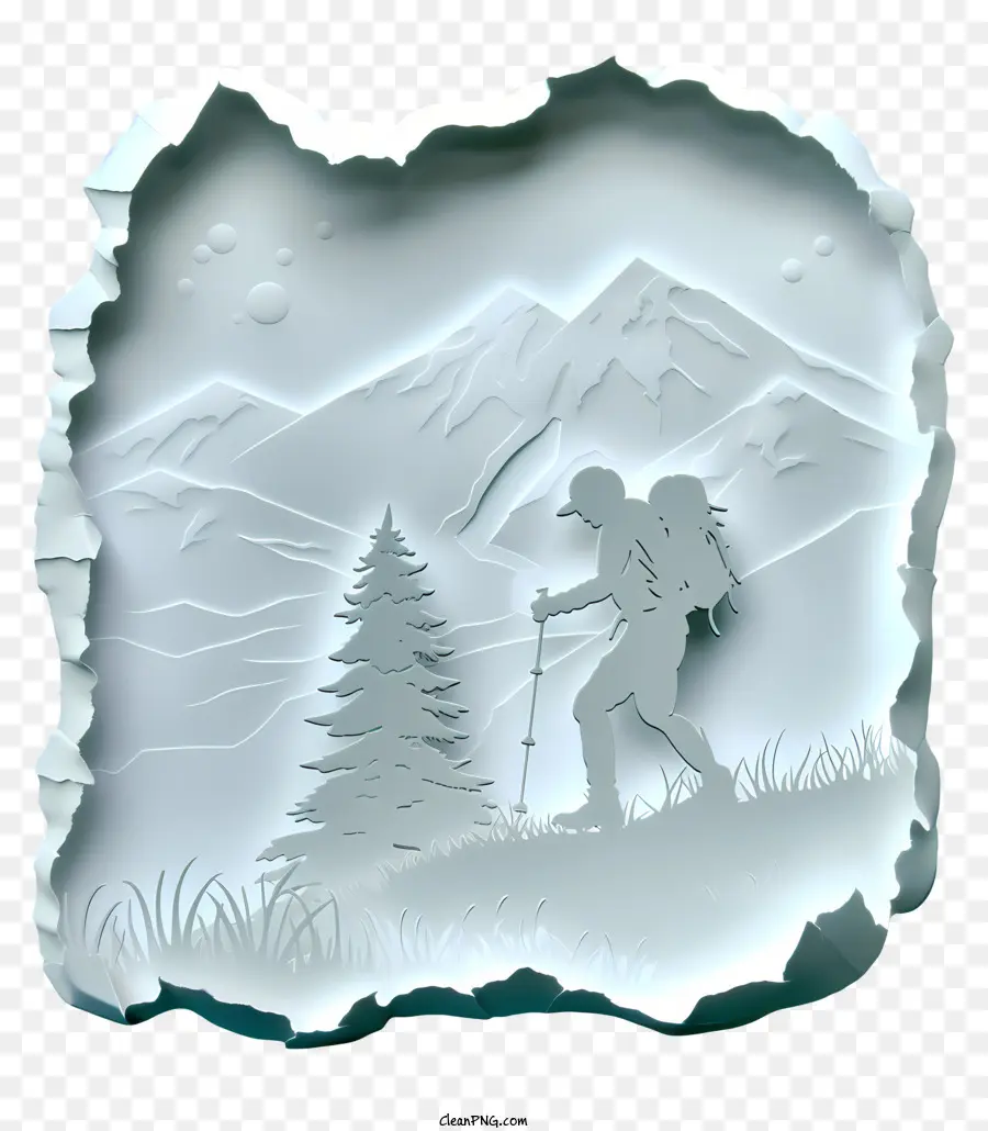 Alpinista，Sculpture PNG