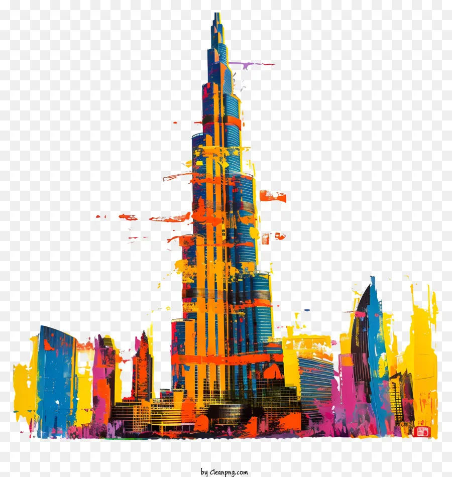 O Burj Khalifa，Dubai PNG