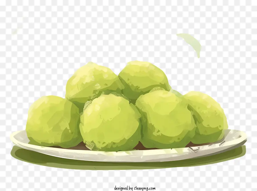 Laddu，Bolas Verdes PNG