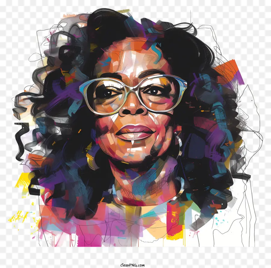 Oprah Winfrey，Digital Art PNG