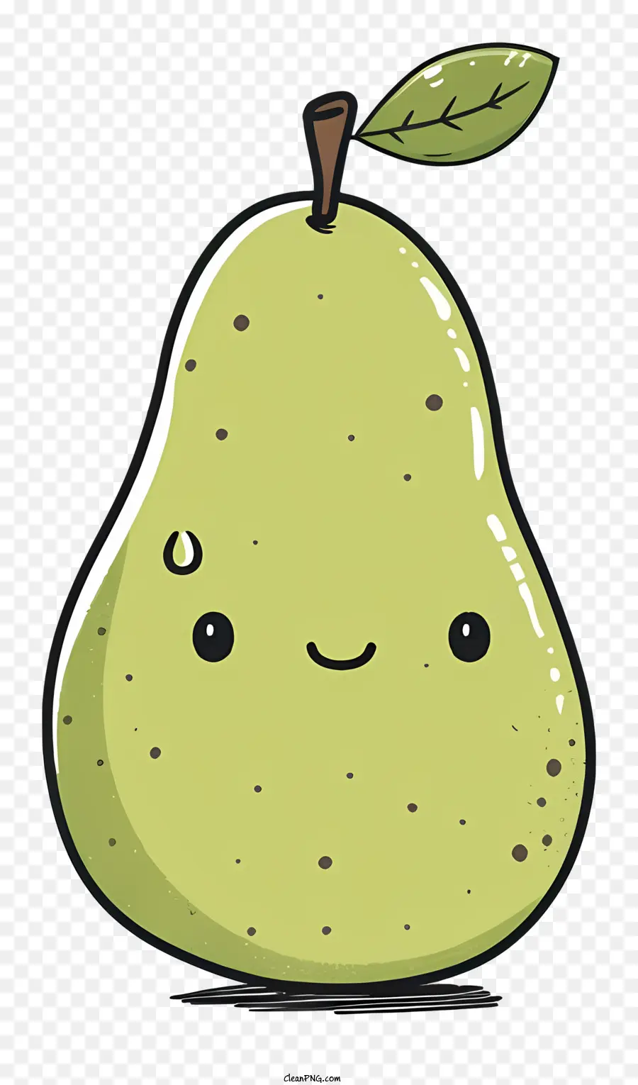 Pera Dos Desenhos Animados，Pear De Desenho Animado Fofo PNG