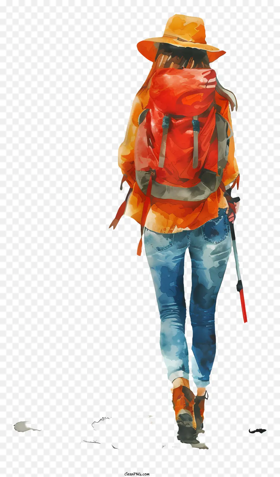 Alpinista，Mulher Andando PNG