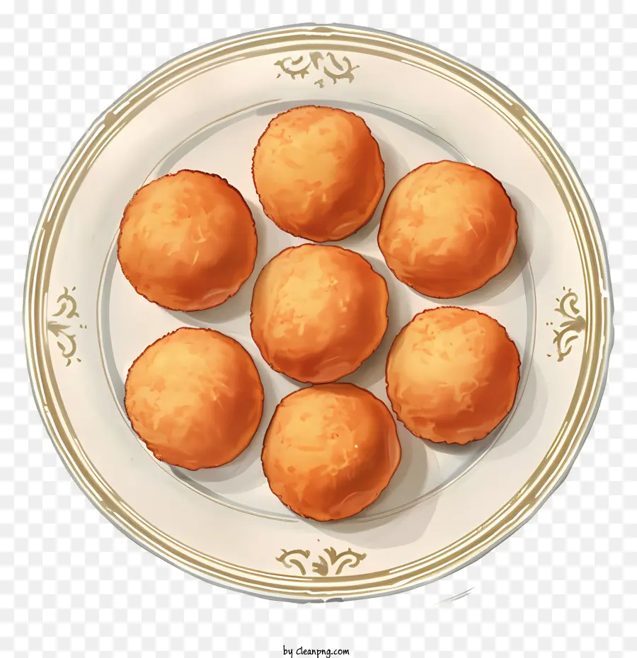 Laddu，Rolinhos Recém Assados PNG