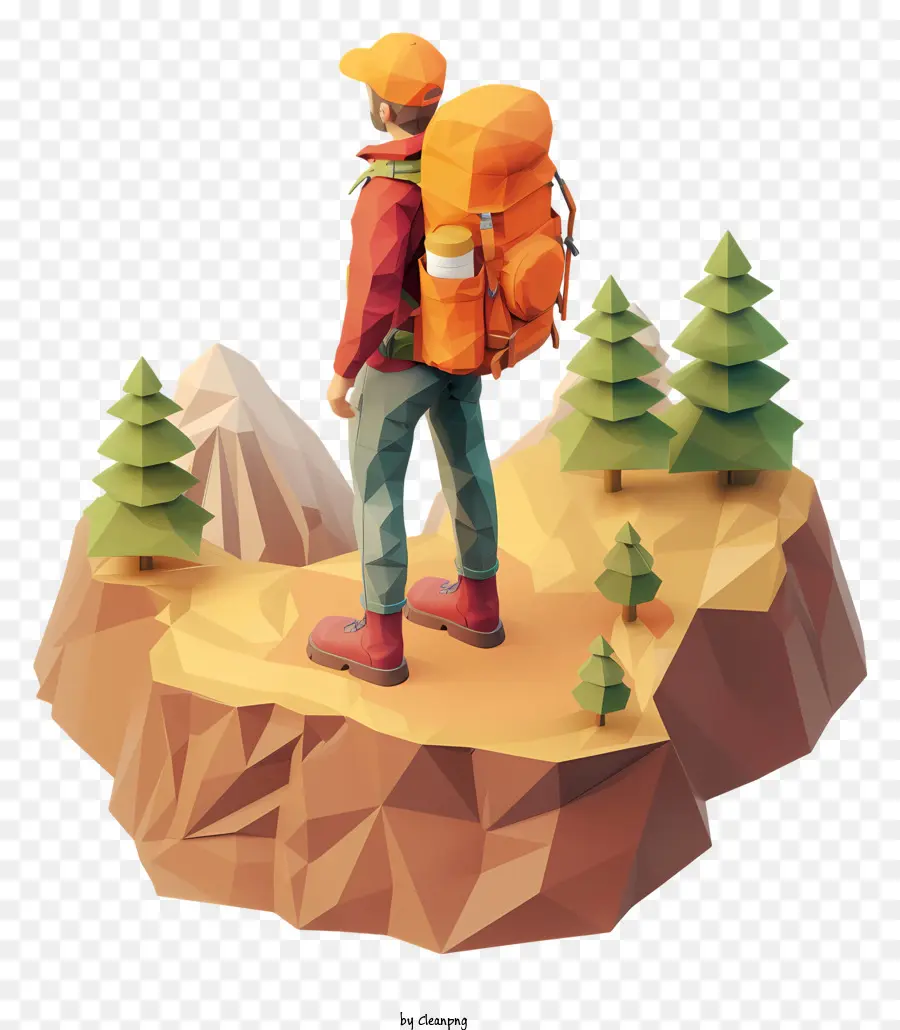 Caminhante，Mochila PNG