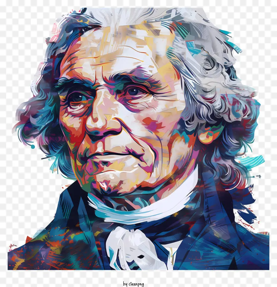 Thomas Jefferson，Trabalho De Arte Digital PNG