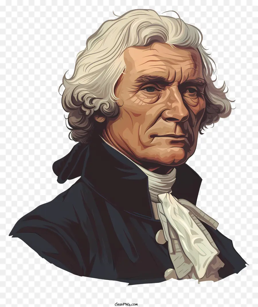 Thomas Jefferson，Retrato PNG