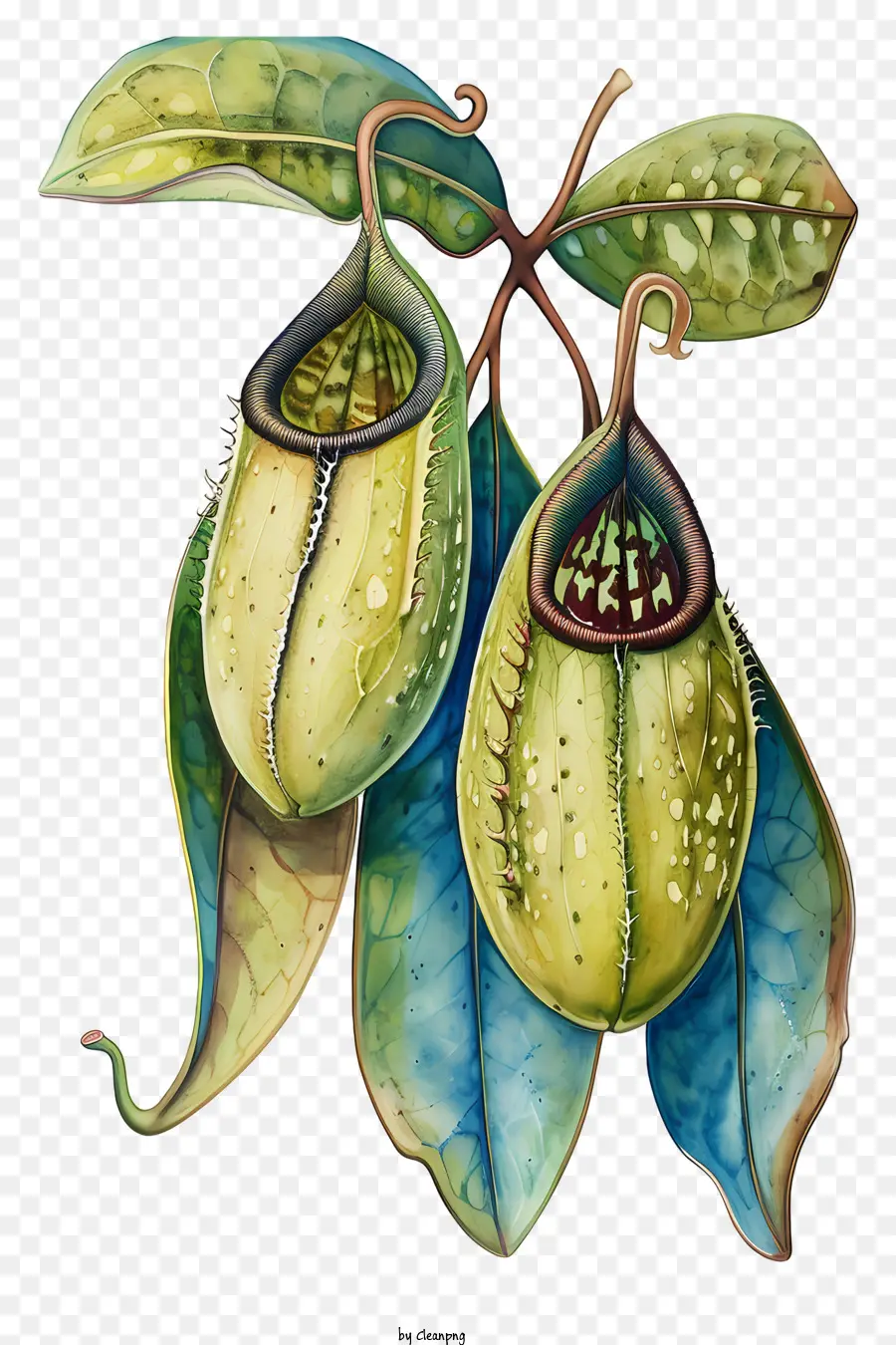 Nepenthes，Pintura PNG