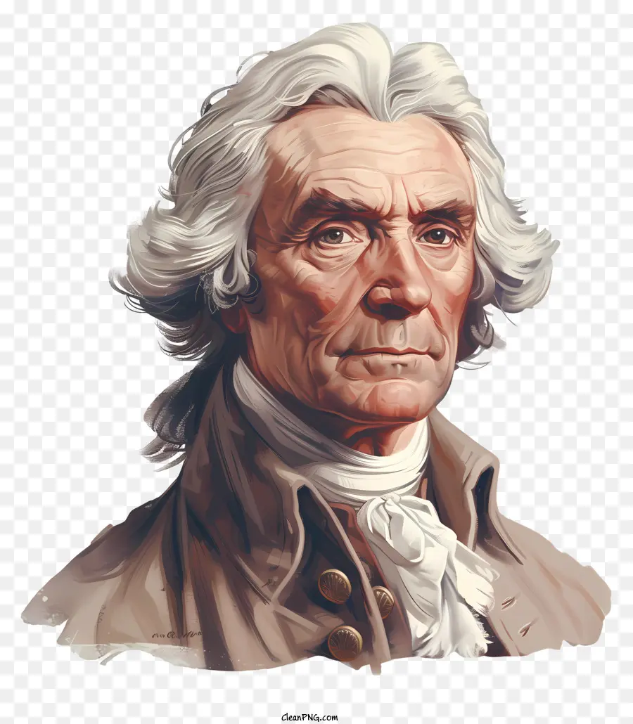Thomas Jefferson，Retrato PNG