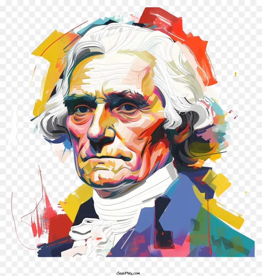 Thomas Jefferson，Thomas Jefferson Retrato PNG