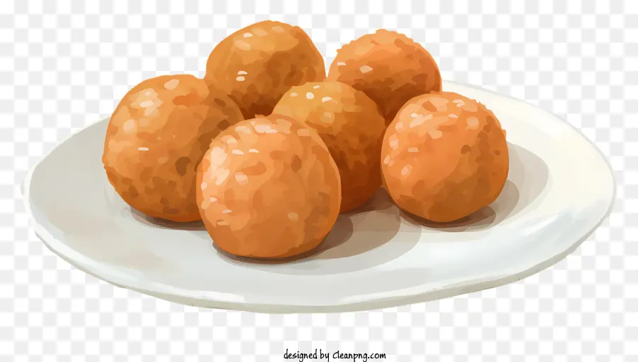 Laddu，Bolas Fritas PNG