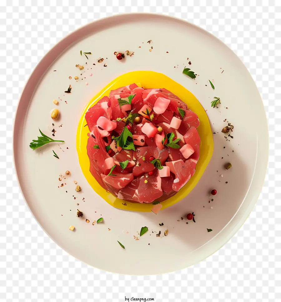 Steak Tartare，Placa PNG