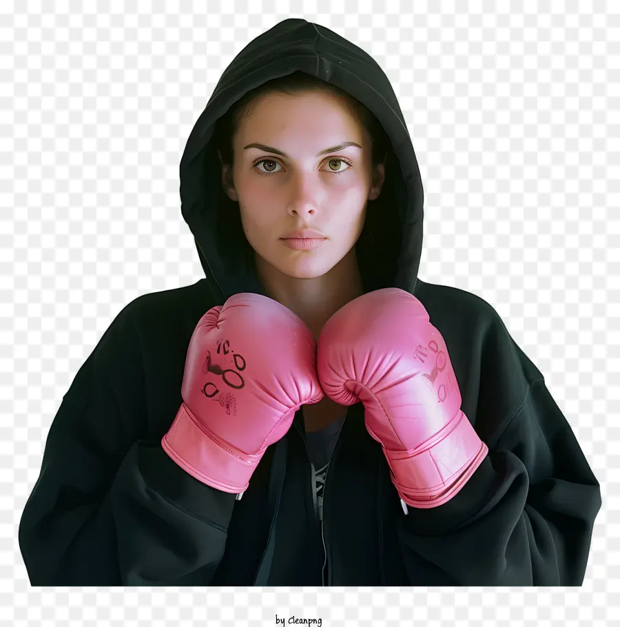 Mulher Com Luvas De Boxe，Boxer Fêmea PNG