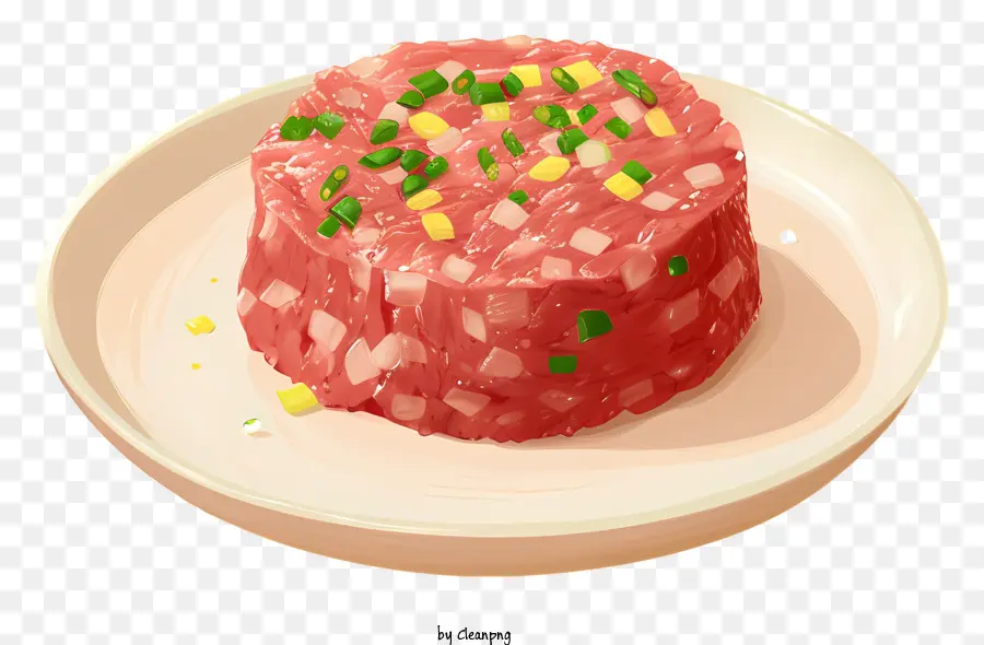 Steak Tartare，Carne Crua PNG