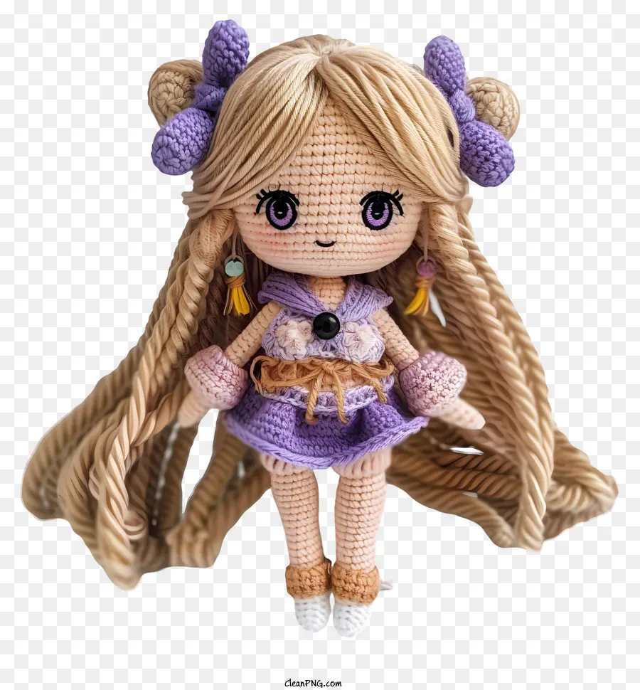 Boneca Amigurumi，Boneca De Crochê PNG