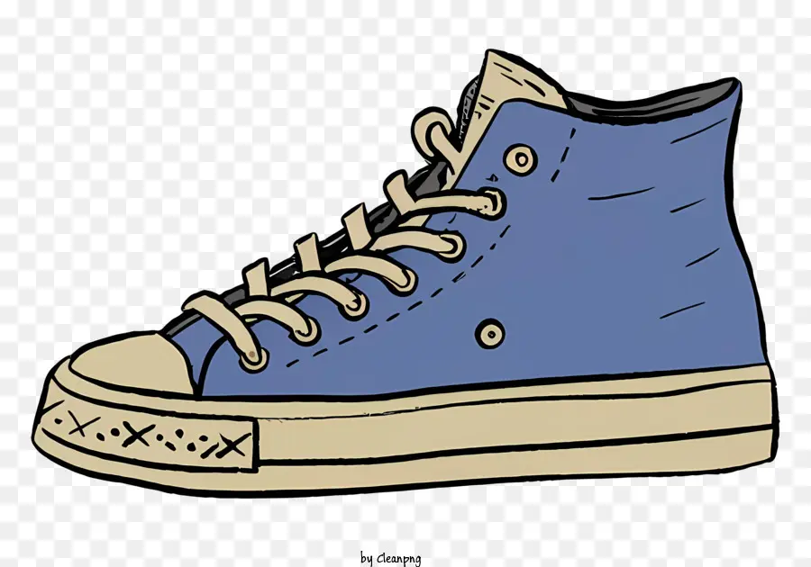 Sneakers，Tênis Azul E Branco PNG