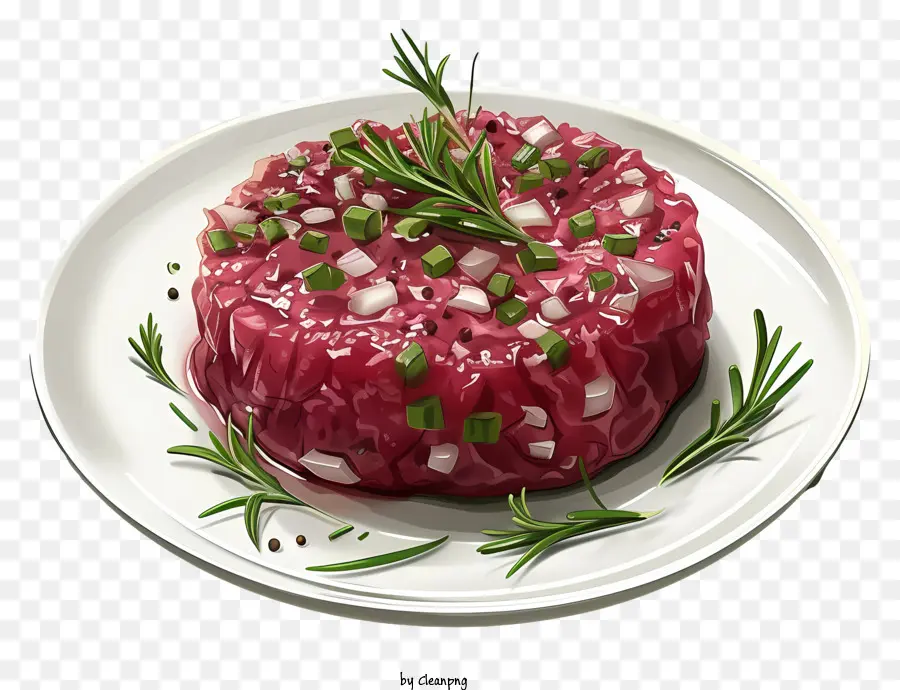 Steak Tartare，Carne Vermelha PNG
