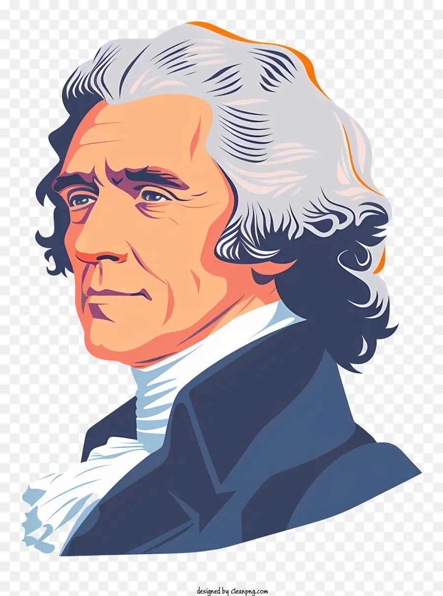 Thomas Jefferson，Presidente George Washington PNG