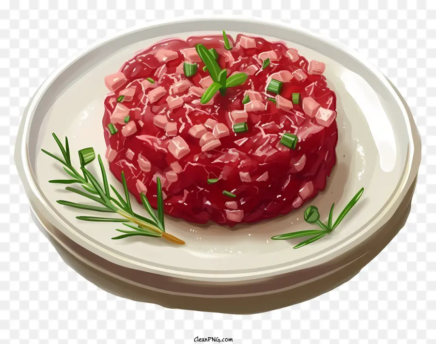 Steak Tartare，Prato De Carne PNG