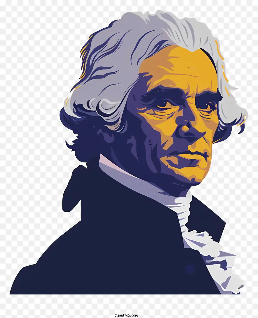 Thomas Jefferson，Retrato PNG