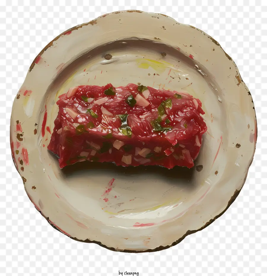 Steak Tartare，Carne Crua PNG