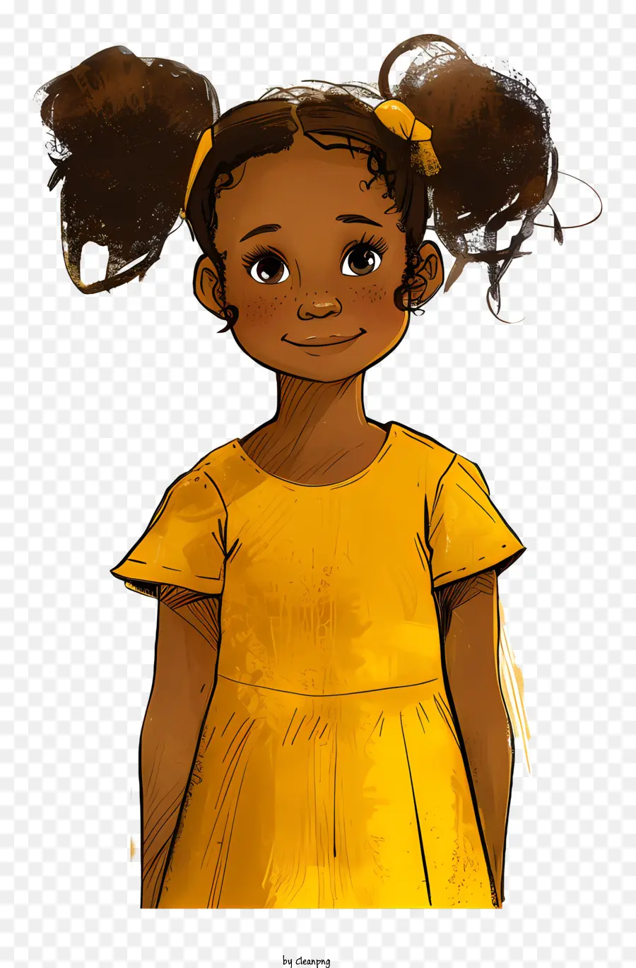 Little Girl，Menina Negra PNG