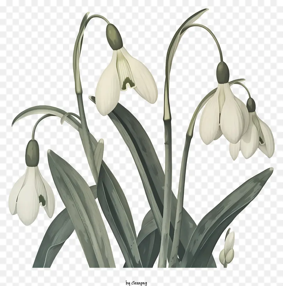 Flores Da Primavera，Snowdrops PNG