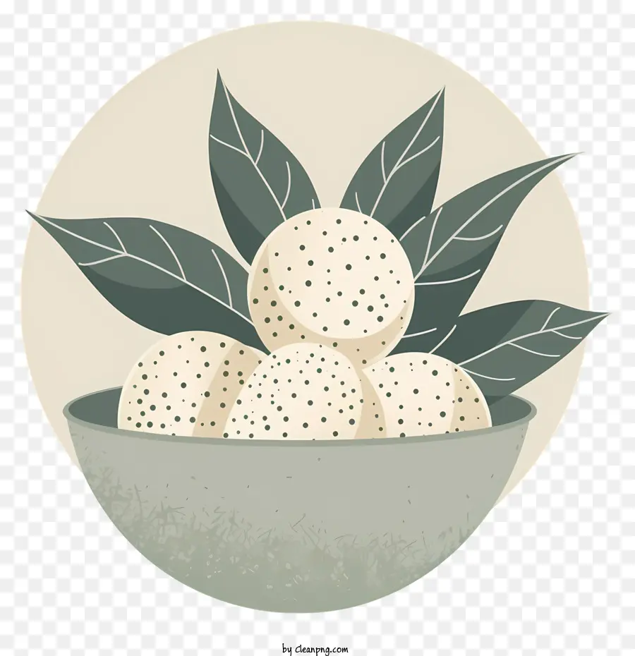 Laddu，Branco Tigela PNG