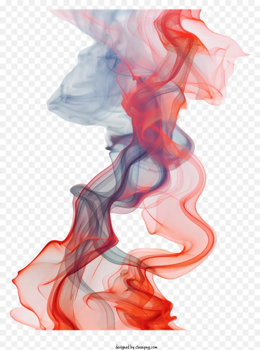 Fumaça Vermelha，A Arte Abstrata PNG