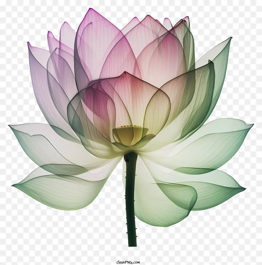 Flor De Lótus，Cor De Rosa Lotus PNG