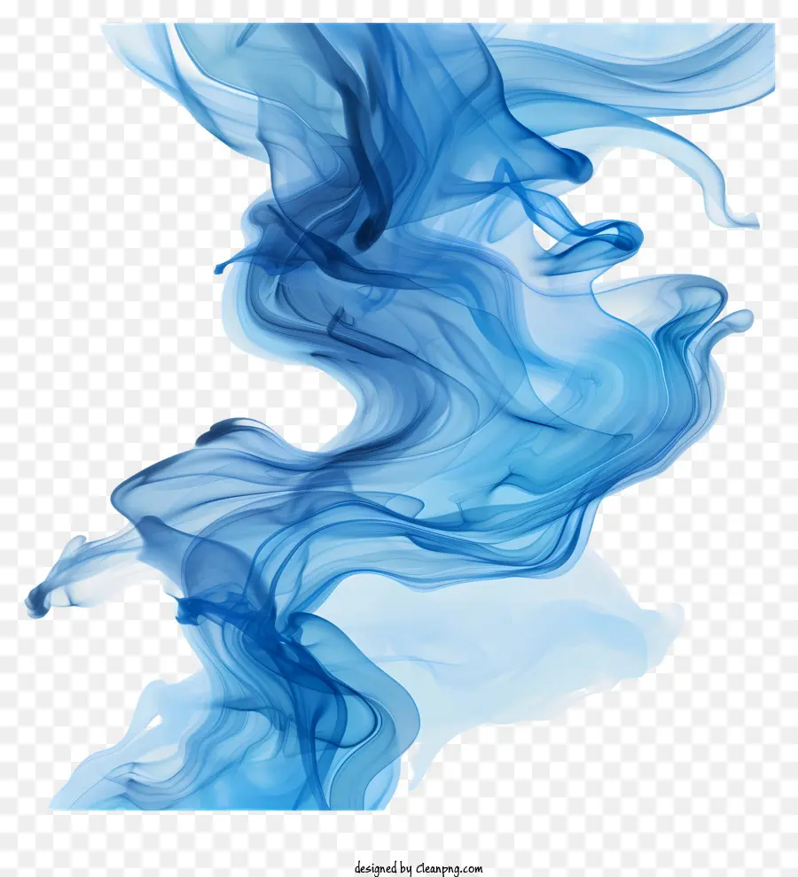 Fumaça Azul，Pintura PNG