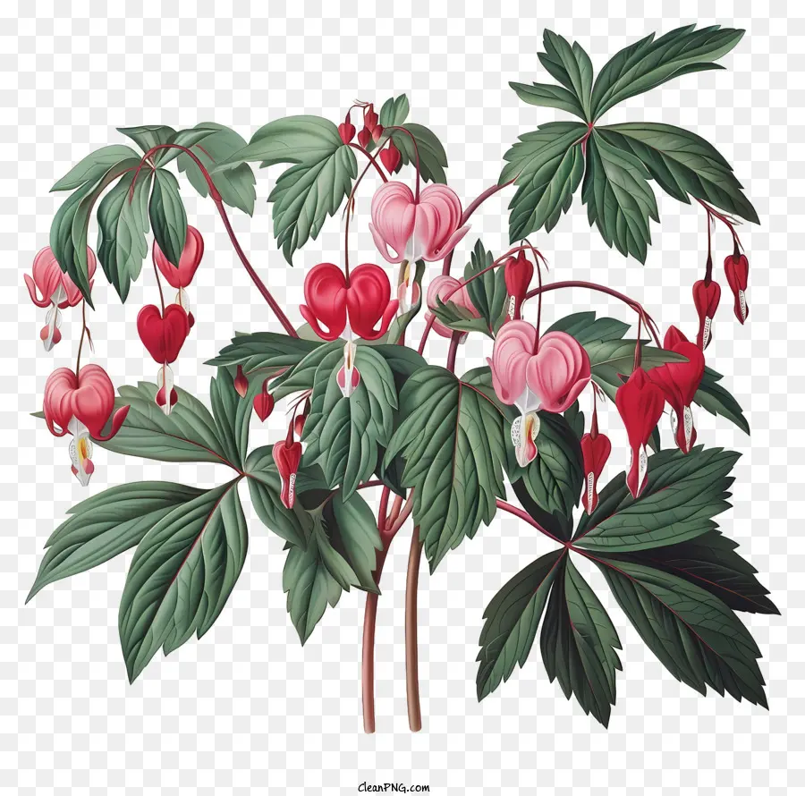 Flores Da Primavera，Planta De Floração Vermelha PNG
