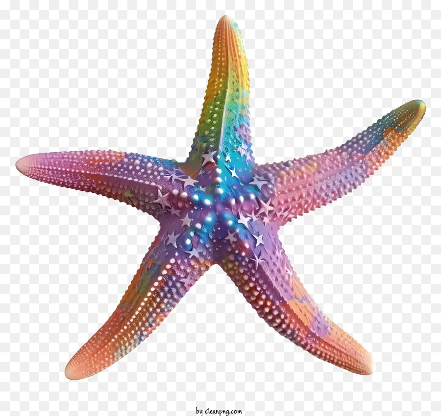 Estrela Do Mar，Cor De Arco íris PNG
