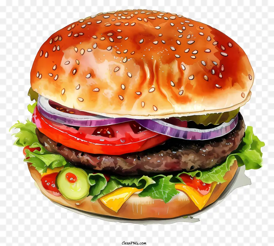 Hamburger，Sanduíche PNG