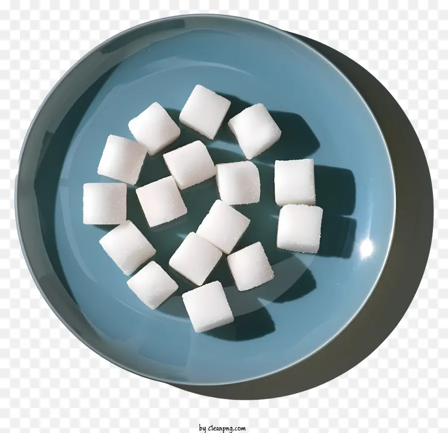 Cubos De Açúcar，Chapa Azul PNG