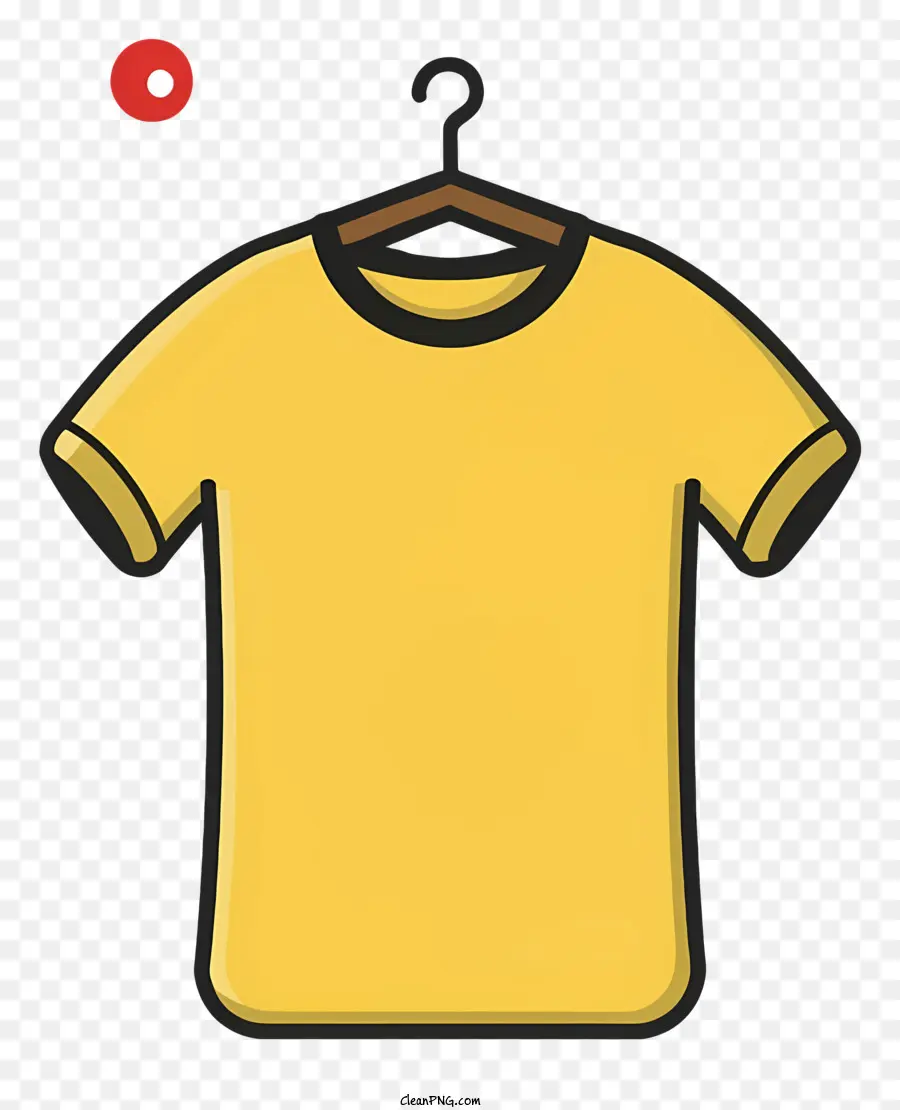 Vestuário，Amarelo Tshirt PNG