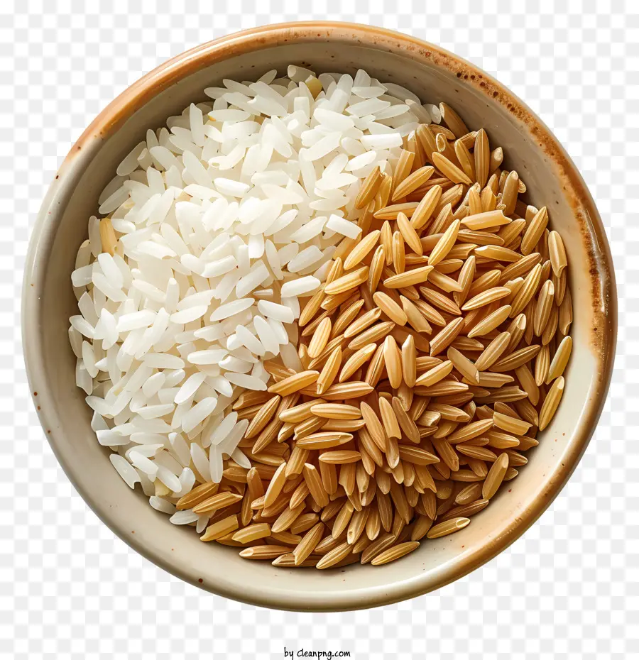 Arroz，Arroz Integral E Branco PNG