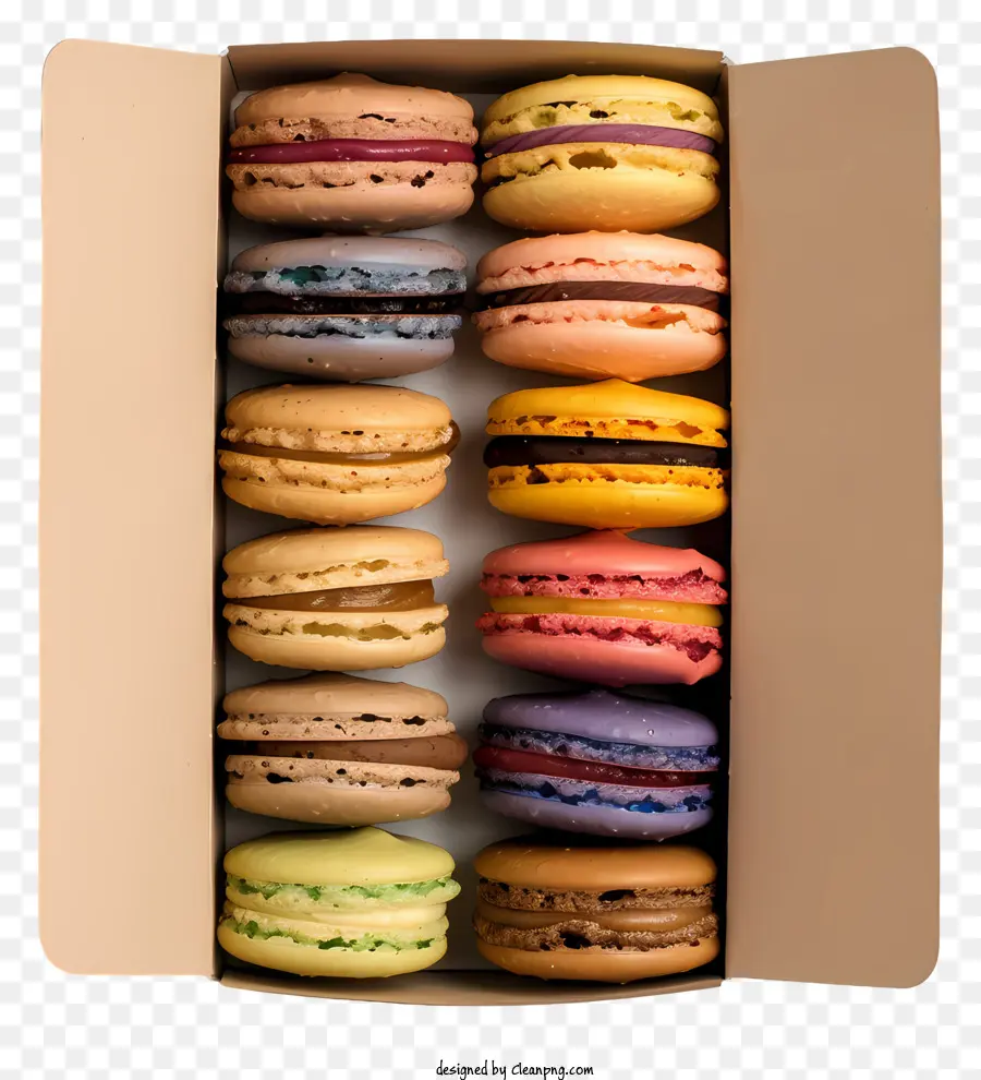 Macarons，Macarons Coloridos PNG