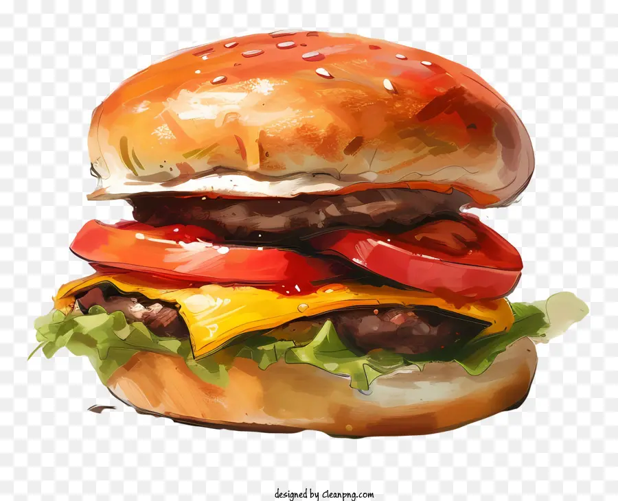 Hamburger，Rissol De Carne PNG