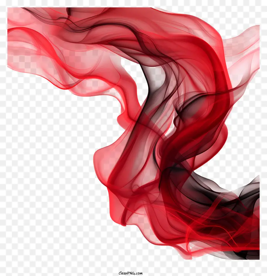 Fumaça Vermelha，A Arte Abstrata PNG