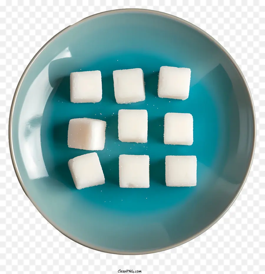 Cubos De Açúcar，Chapa Azul PNG