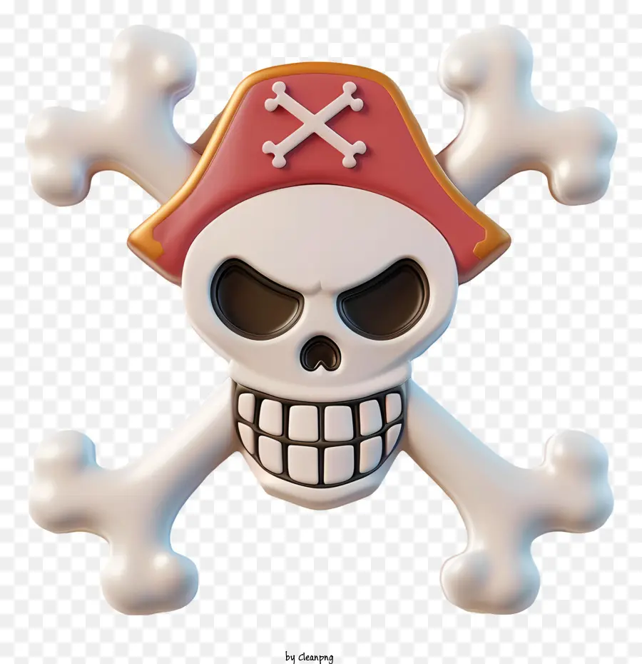 One Piece Jolly Roger，Crânio E Ossos Cruzados PNG