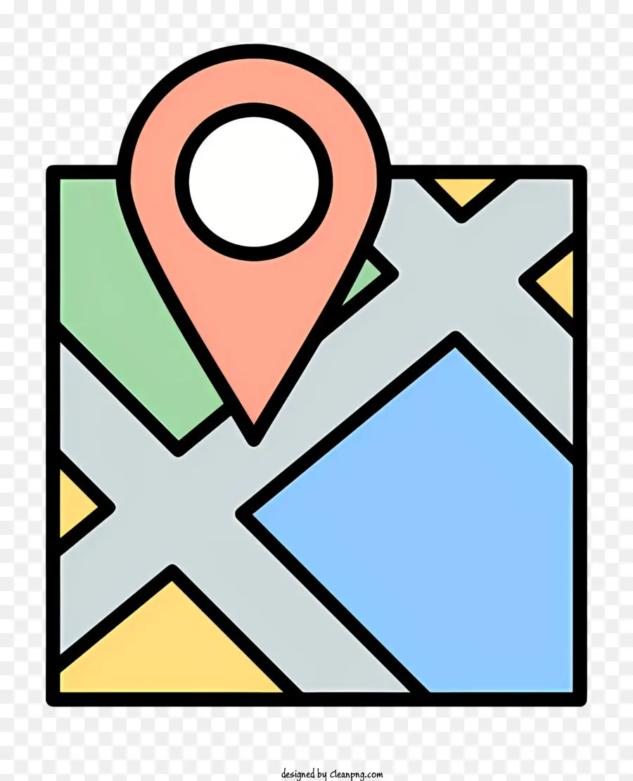 O Google Maps Logótipo，Mapa PNG