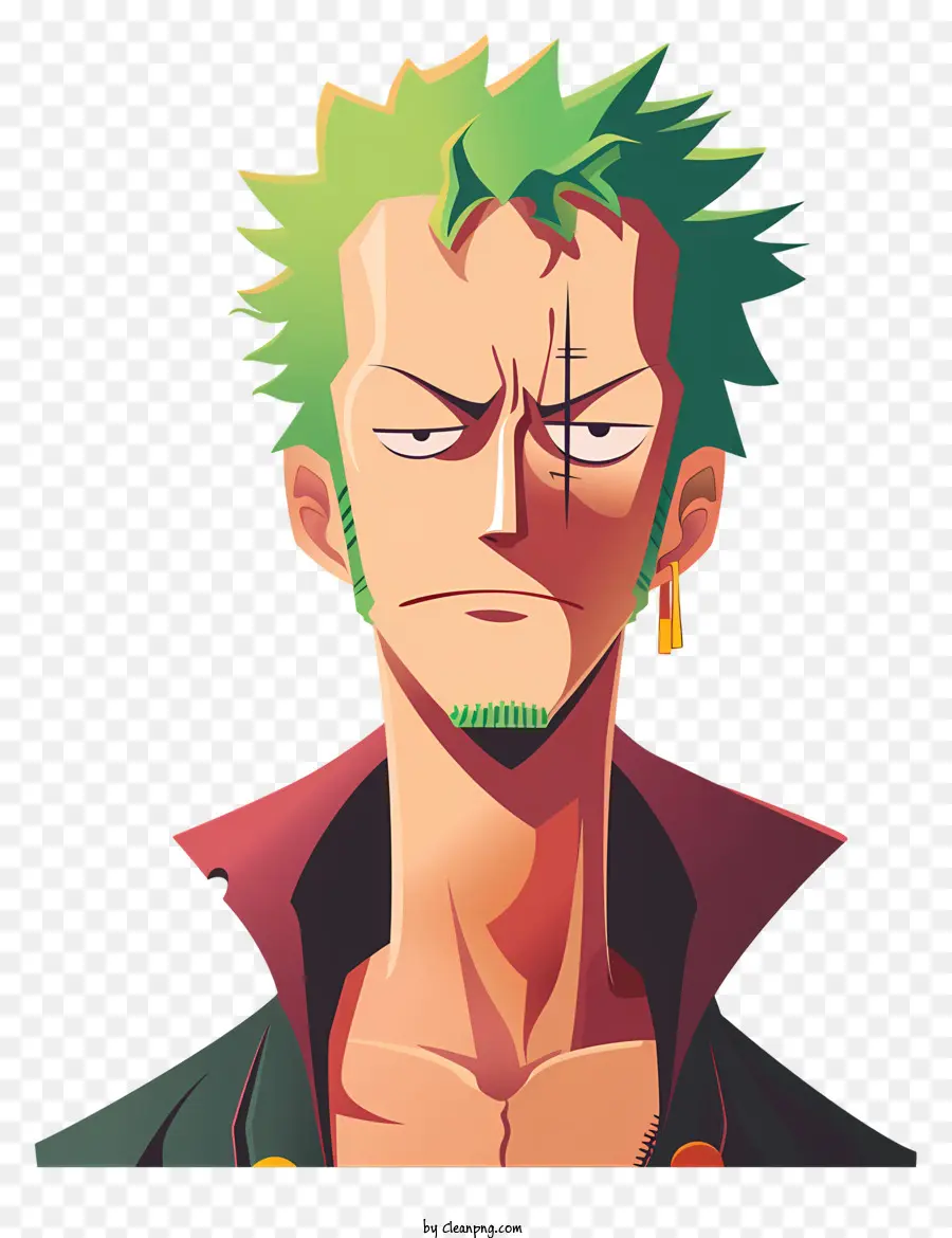 Uma Peça Roronoa Zoro，Caráter De Desenho Animado Cômico PNG