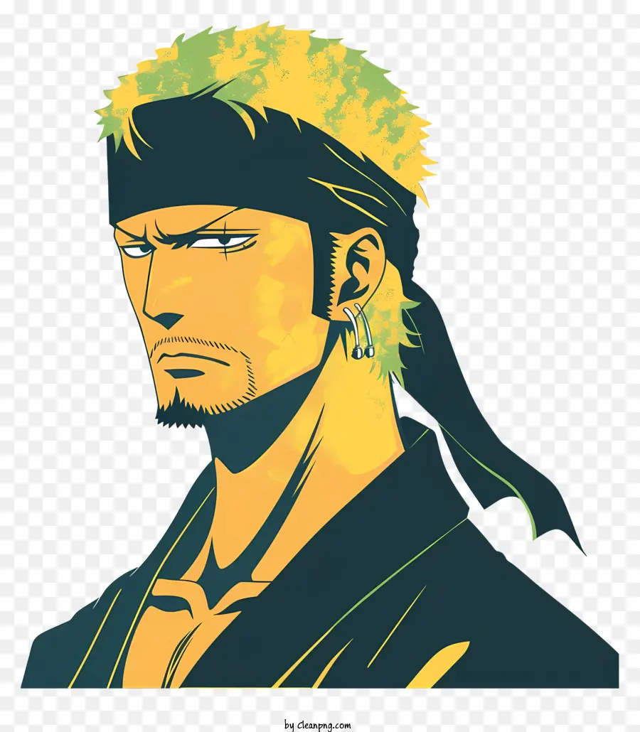 Uma Peça Roronoa Zoro，Pessoa Careca PNG