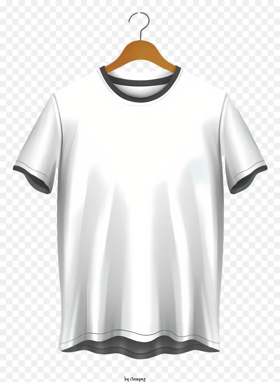 Vestuário，Branco Tshirt PNG