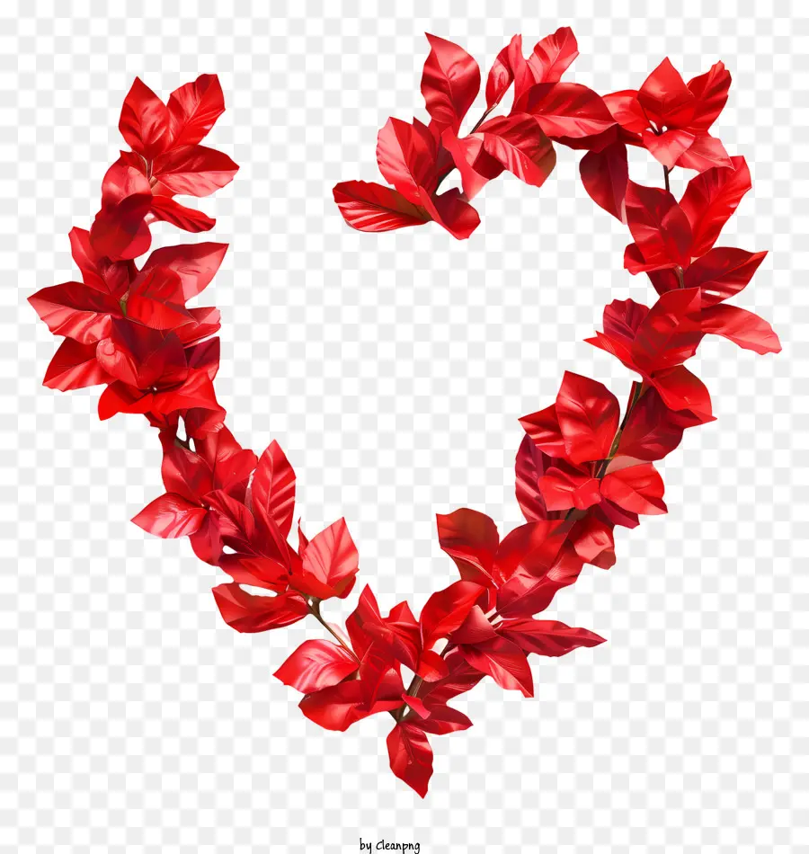 Coração Floral，Heartshaped Coroa De Flores PNG