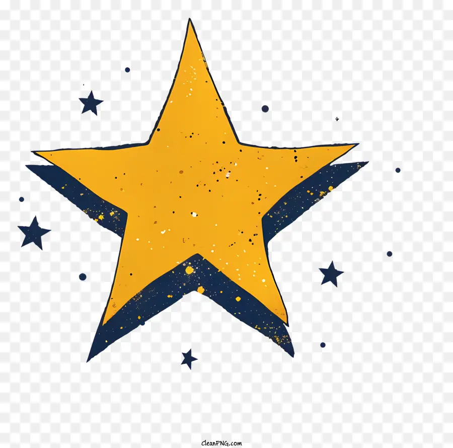 Estrela，Estrela Dourada PNG