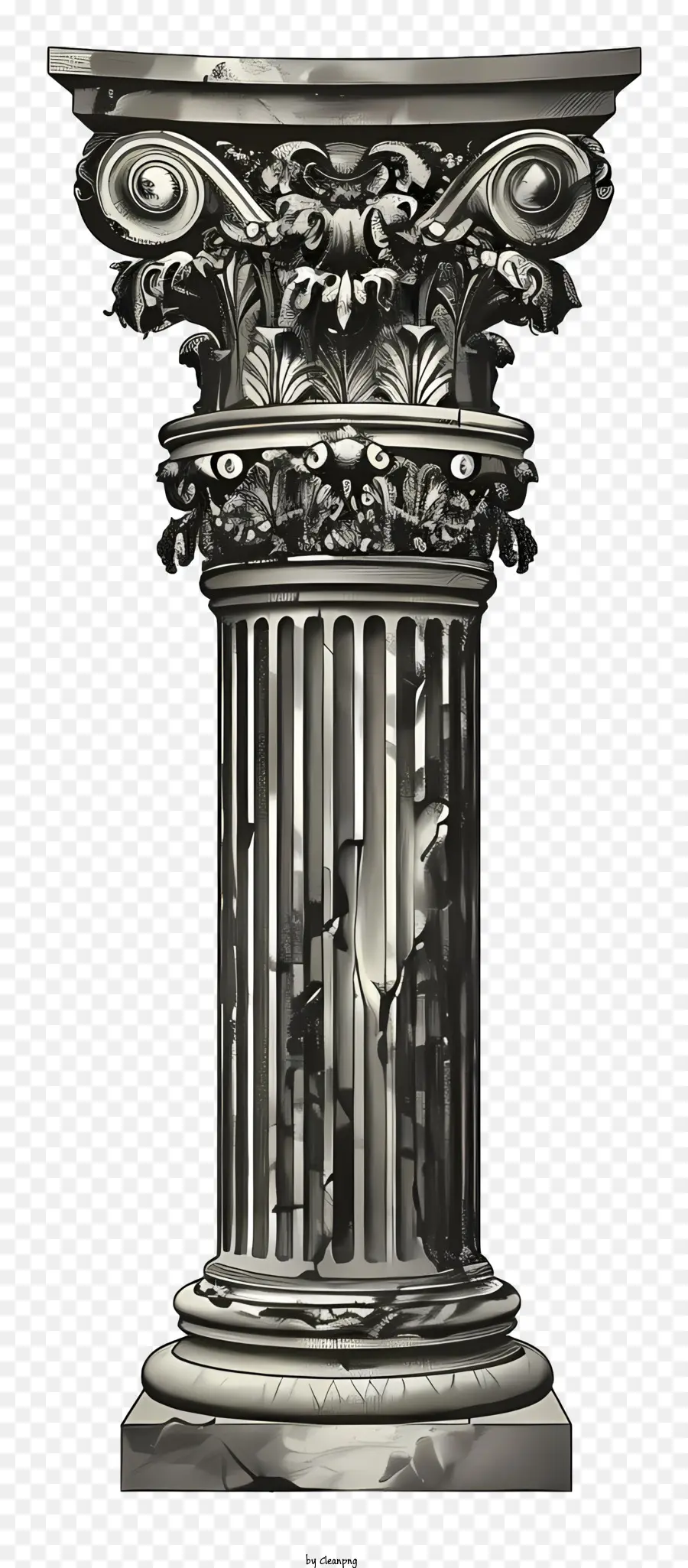 Coluna Antiga Da Grécia，Coluna De Mármore Branco PNG