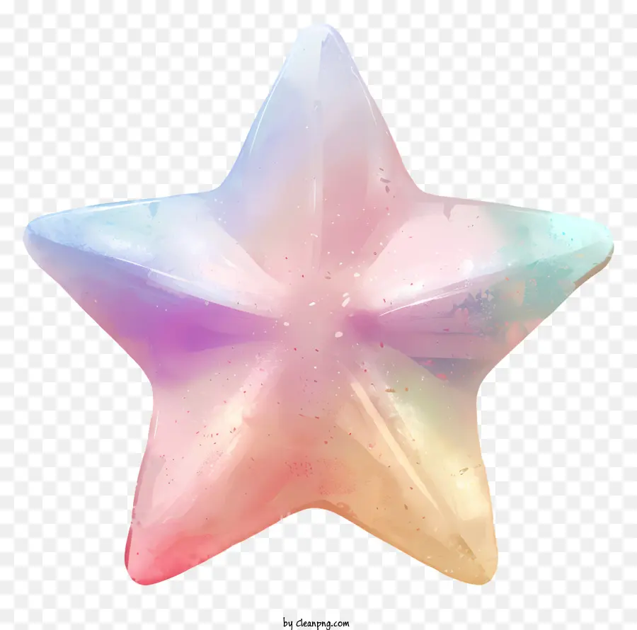 Estrela，Pintura Em Aquarela PNG