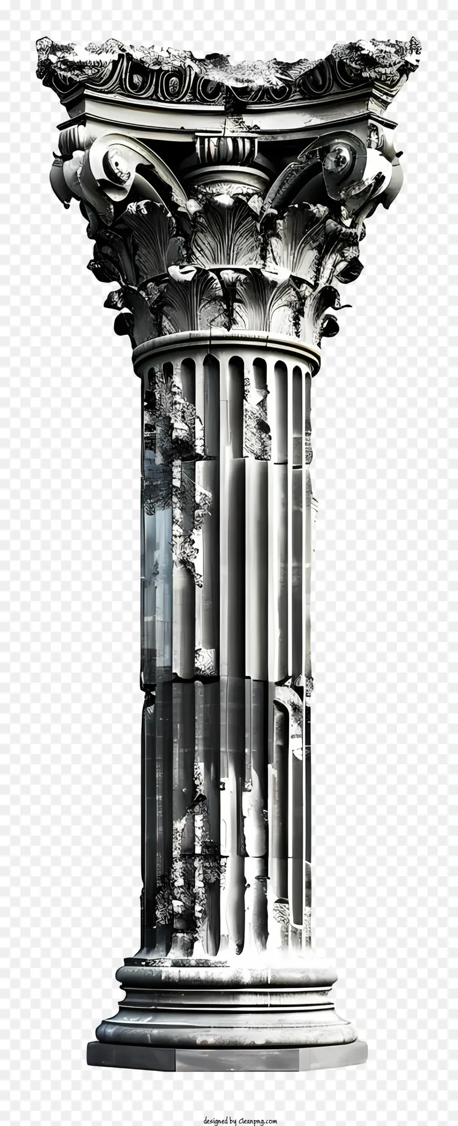 Coluna Antiga Da Grécia，Coluna Grega Antiga PNG